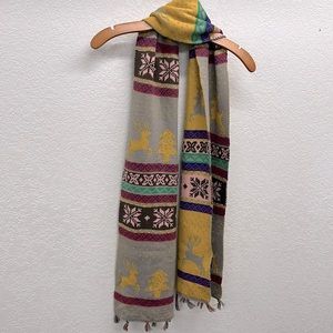 Coco + Carmen Fair Isle Knit Scarf